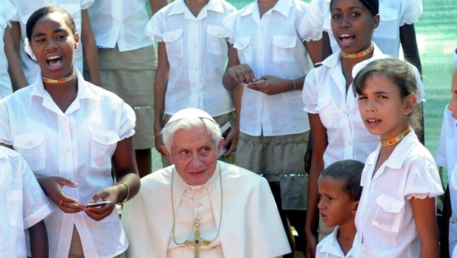 Der Papst 2012 in Kuba (KNA)