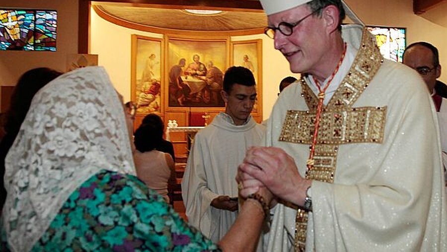 Rom: Rainer Maria Kardinal Woelki, Erzbischof von Berlin, in der ihm vom Papst verliehenen Titelkirche San Giovanni Maria Vianney (KNA)