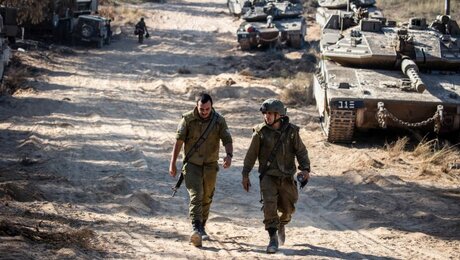 Israelische Soldaten / © Ilia Yefimovich (dpa)