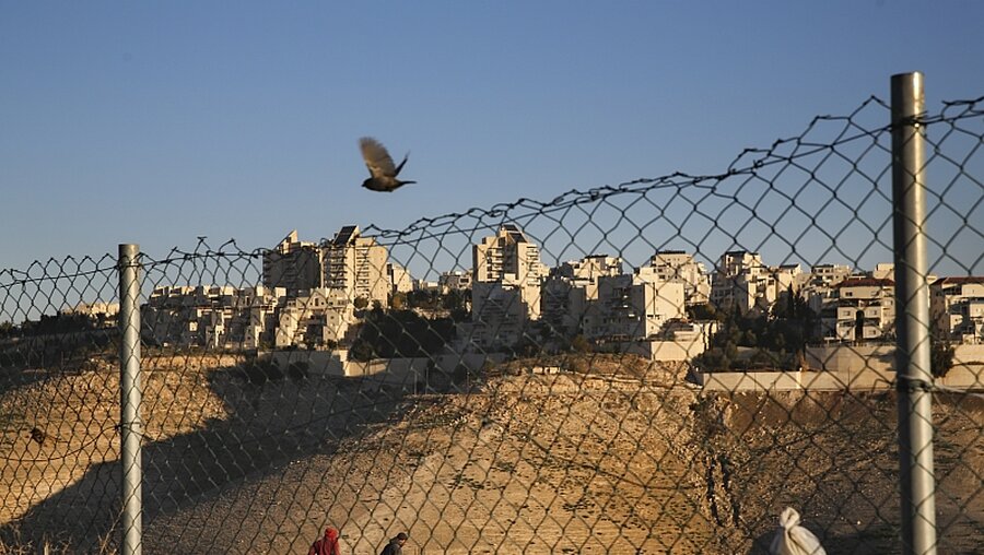 Israelische Siedlung / © Oded Balilty (dpa)