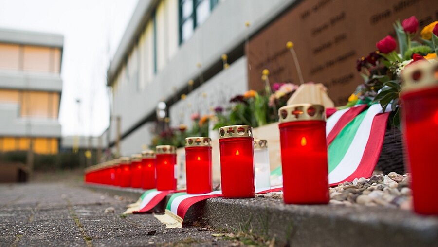 Gedenken an die Opfer des Germanwings-Absturzes / © Marcel Kusch (dpa)