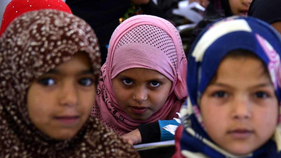 Mädchen im Jemen (dpa)