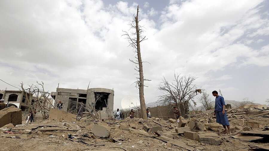Zerstörung im Jemen (dpa)