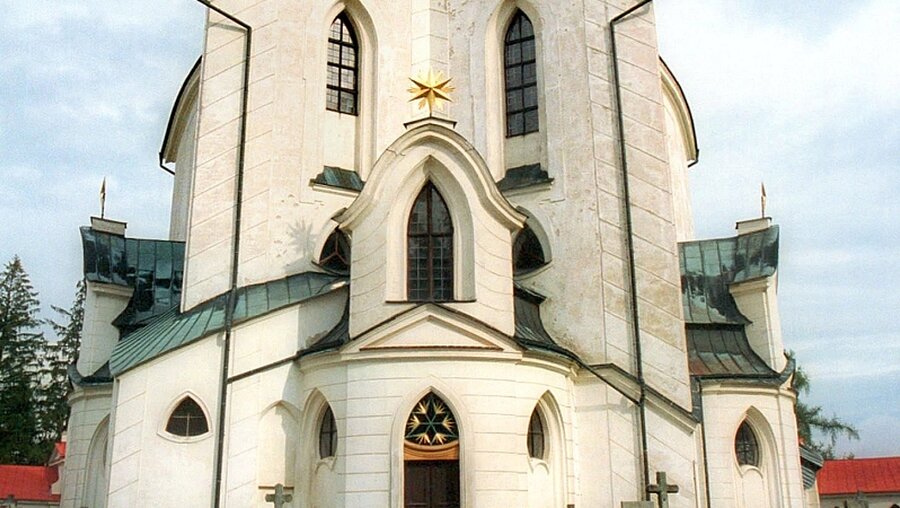 Johannes-Nepomuk-Kirche in Tschechien / © Alexander Brüggemann (KNA)