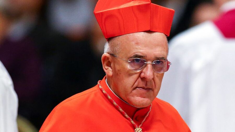 Kardinal Carlos Osoro Sierra, Erzbischof von Madrid / © Paul Haring/CNS photo (KNA)