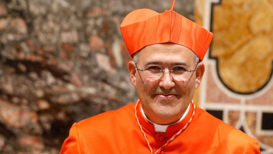 Kardinal Jose Tolentino Mendonca, Archivar und Bibliothekar der Heiligen Römischen Kirche / © Paul Haring/Romano Siciliani (KNA)