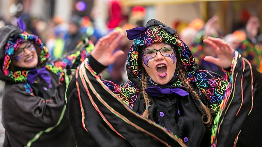 Karnevalsumzug in Wasungen, Thüringen / © arifoto UG (dpa)