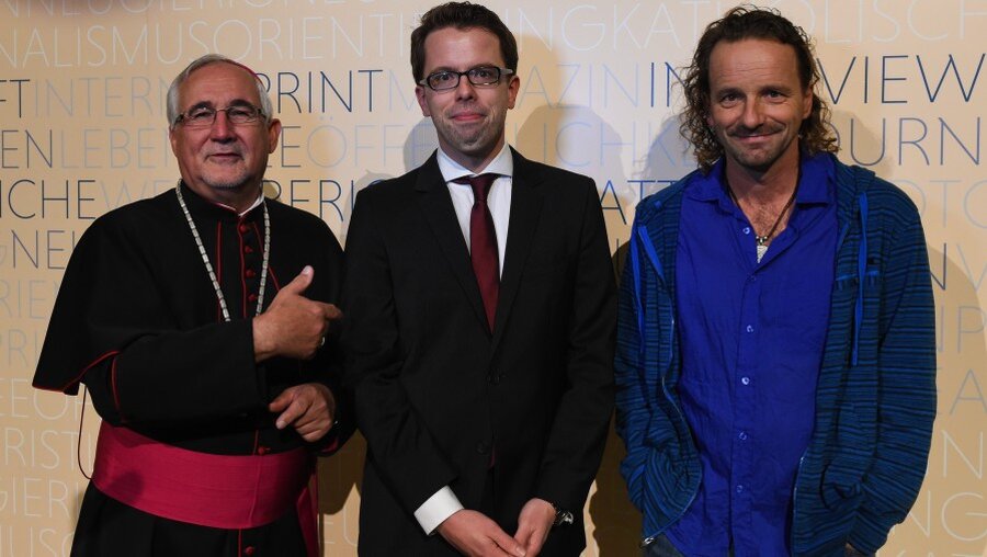 Katholischer Medienpreis für Raoul Löbbert und Marc Wiese (r.) (KNA)