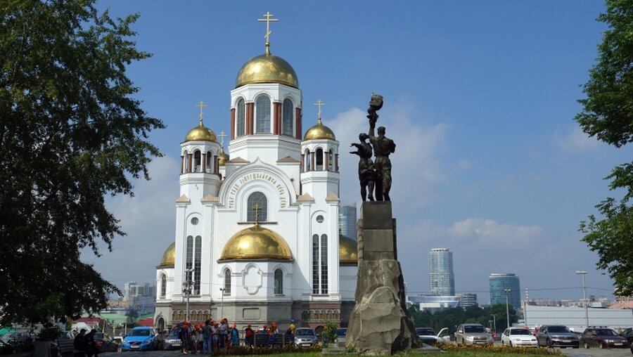 Kirche-auf-dem-Blut in Jekaterinburg / © Friedemann Kohler (dpa)