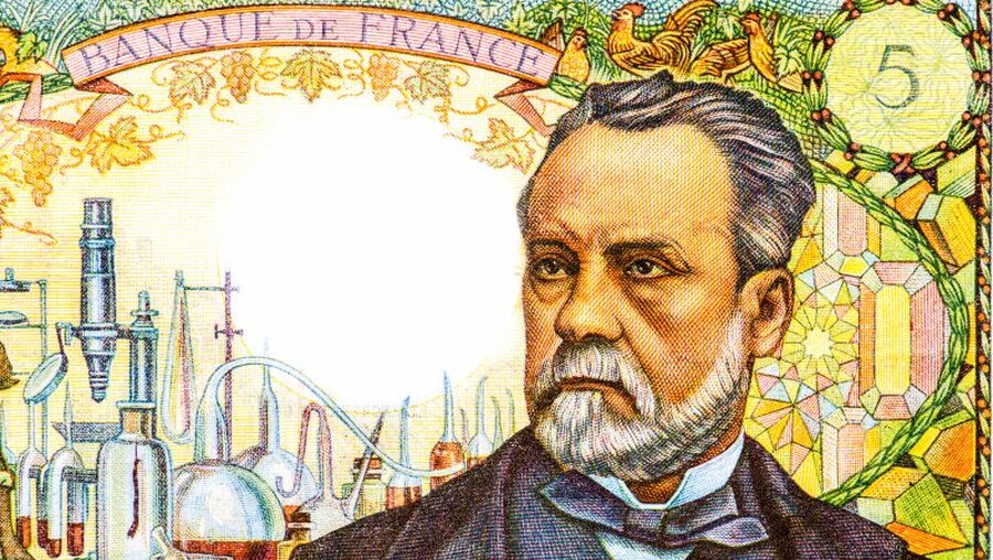Louis Pasteur auf einem alten 5-Francs-Schein / © Prachaya Roekdeethaweesab (shutterstock)