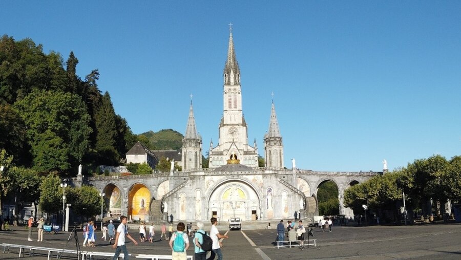 Lourdes ohne Pilger. (DLV Köln)