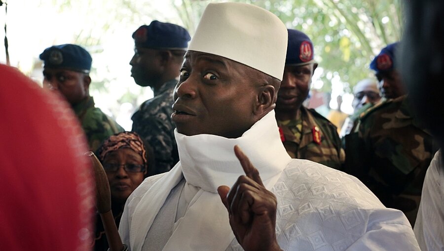Gambias Ex-Präsident Yahya Jammeh  / © Jerome Delay (dpa)