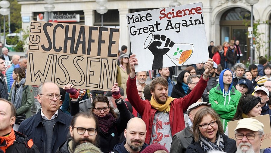 March for Science in München / © Tobias Hase (dpa)