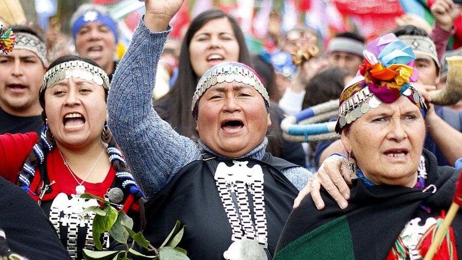 Mapuche in Chile haben jahrelang Unrecht erfahren / © Sebastian Silva (dpa)