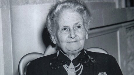 Maria Montessori, Ärztin und Reformpädagogin (KNA)