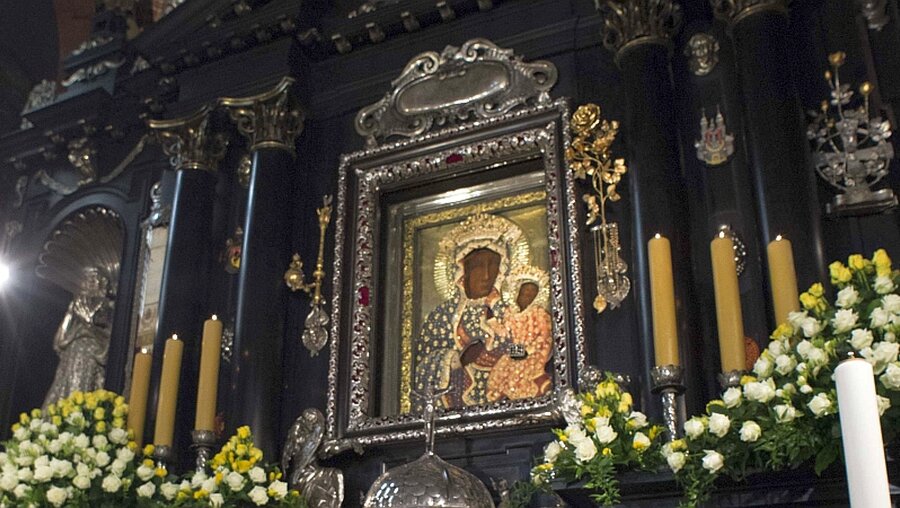 Marien-Ikone der "Schwarzen Madonna" in Tschenstochau / © Osservatore Romano (KNA)