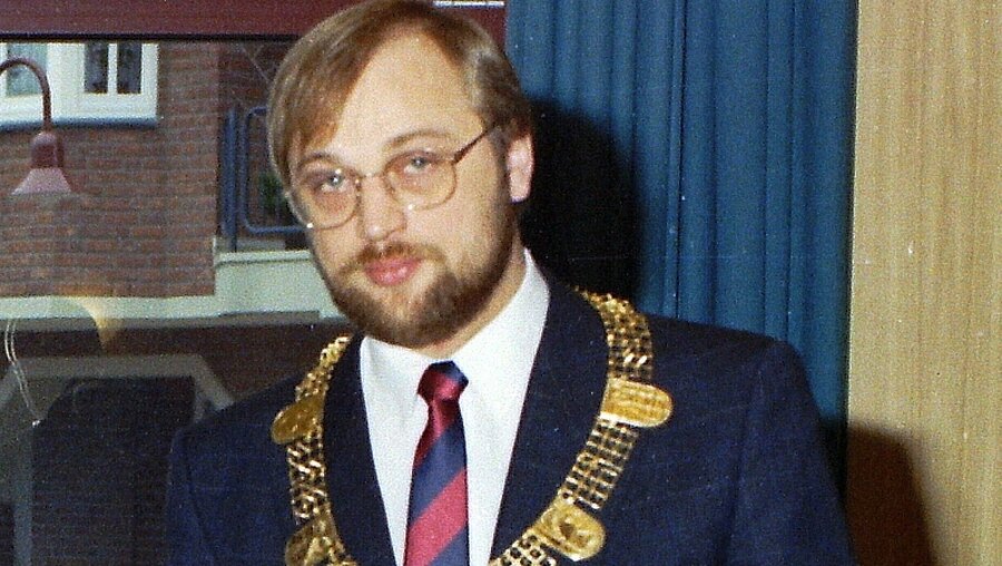 Martin Schulz als Bürgermeister von Würselen (aufgenommem 1988) / © Wolfgang Sevenich (dpa)