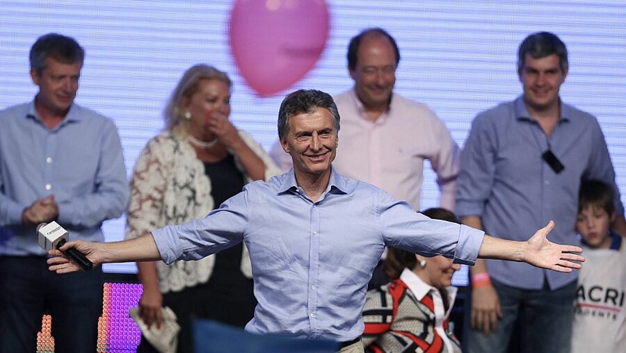 Kritik an Staatspräsident Mauricio Macri / © David Fernandez (dpa)