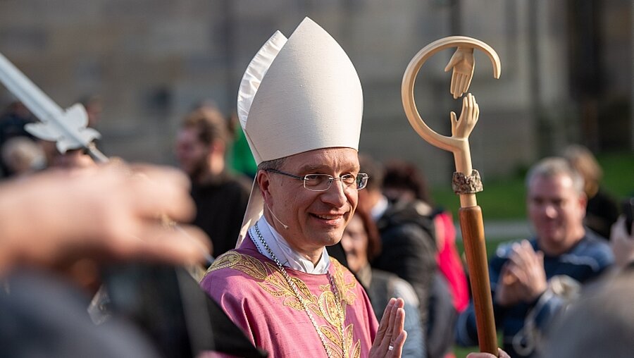Michael Gerber, Bischof von Fulda. / © Silas Stein (dpa)