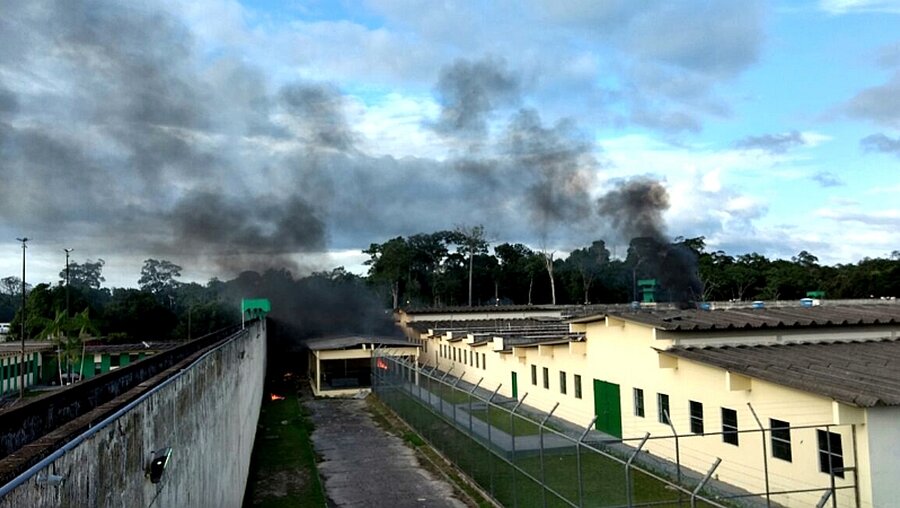 Das Gefängnis Anísio Jobím in Manaus / © A Critica/Xinhua (dpa)
