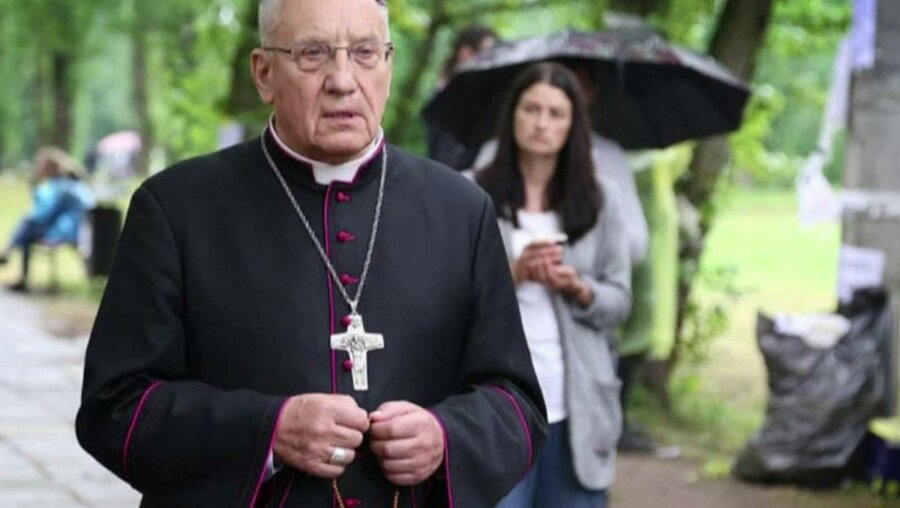 Minsker Erzbischof Kondrusiewicz / © Screenshot (Reuters)