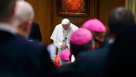 Missbrauchs-Gipfel im Vatikan / © Evandro Inetti (KNA)