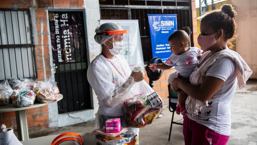 Mit Hilfe von Adveniat sorgen sich die Scalabrinianer-Schwestern um die Migranten, die in Manaus stranden / © Florian Kopp (Adveniat)