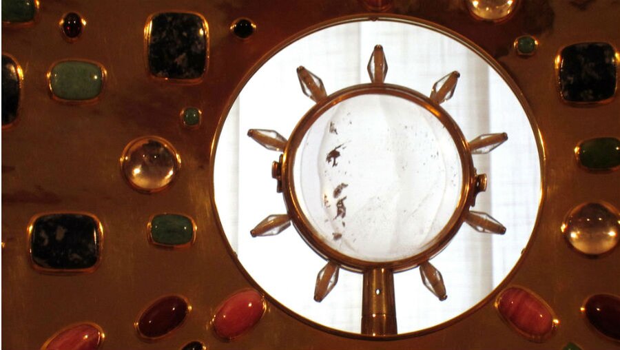 Die Monstranz wurde zum letzten Eucharistischen Kongress 1960 gefertigt. (KNA)