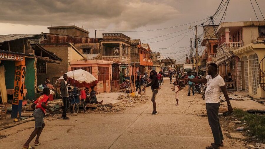 Nach dem Erdbeben auf Haiti / © Matias Delacroix/AP (dpa)