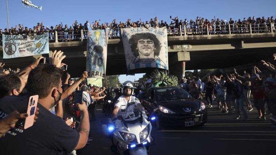 Nach dem Tod von Maradona / © Rodrigo Abd/AP (dpa)