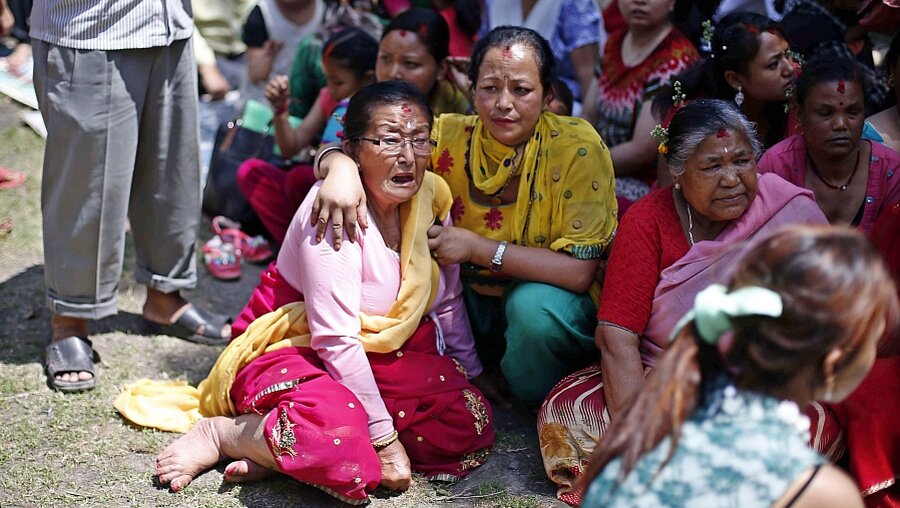 Zweites Erdbeben in Nepal (dpa)