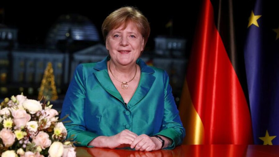 Neujahrsansprache der Bundeskanzlerin Angela Merkel / © Michele Tantussi/REUTERS/POOL (dpa)