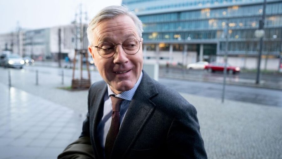 Norbert Röttgen an der CDU-Zentrale / © Kay Nietfeld (dpa)