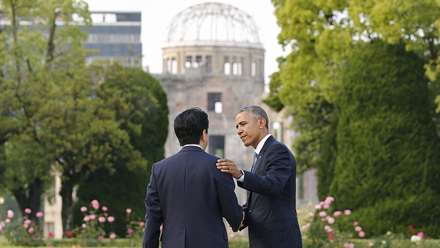 Obama: Gedenken in Hiroshima (dpa)