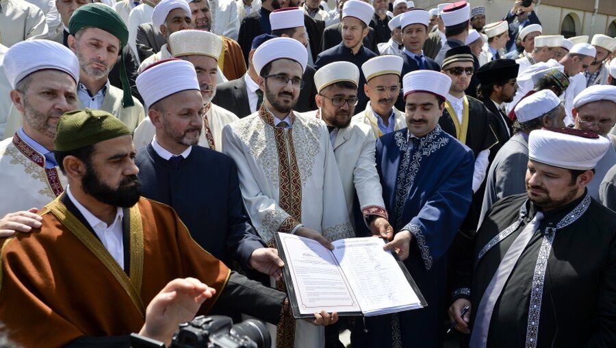 Österreichs Imame setzten bereits Zeichen gegen Terror / © Herbert Neubauer (dpa)
