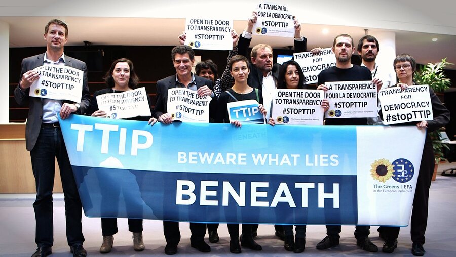 Protest gegen TTIP / © greensefa