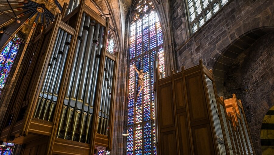 Orgel im Hohen Dom zu Aachen  / © Julia Steinbrecht (KNA)