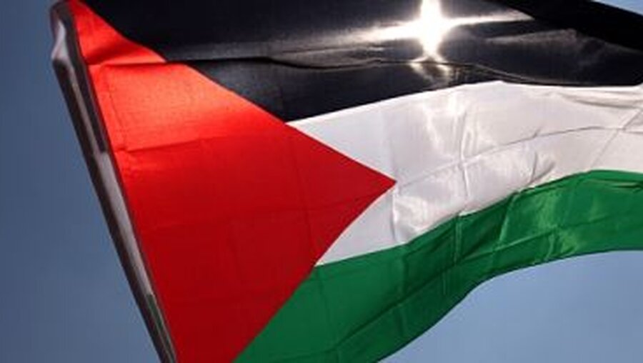 Palästinensische Flagge / © Abir Sultan (dpa)
