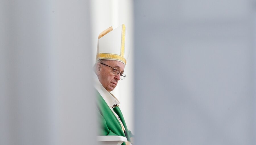 Papst Franziskus in Kaunas (Litauen) / © Paul Haring (KNA)
