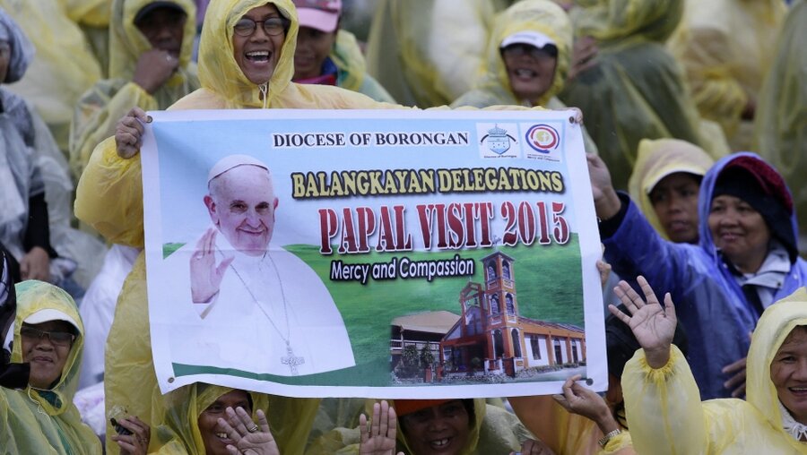 Franziskus auf den Philippinen (dpa)