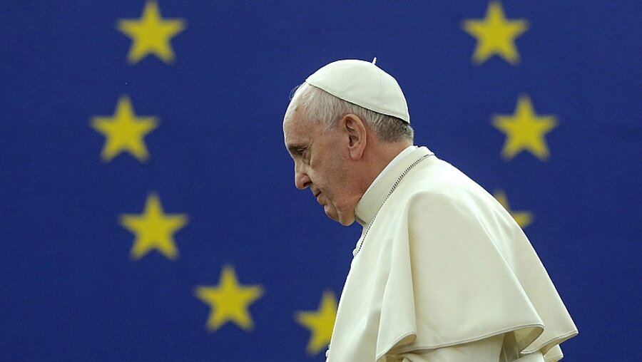 Redet der Papst EU-Politikern ins Gewissen? / © Christian Hartmann (dpa)