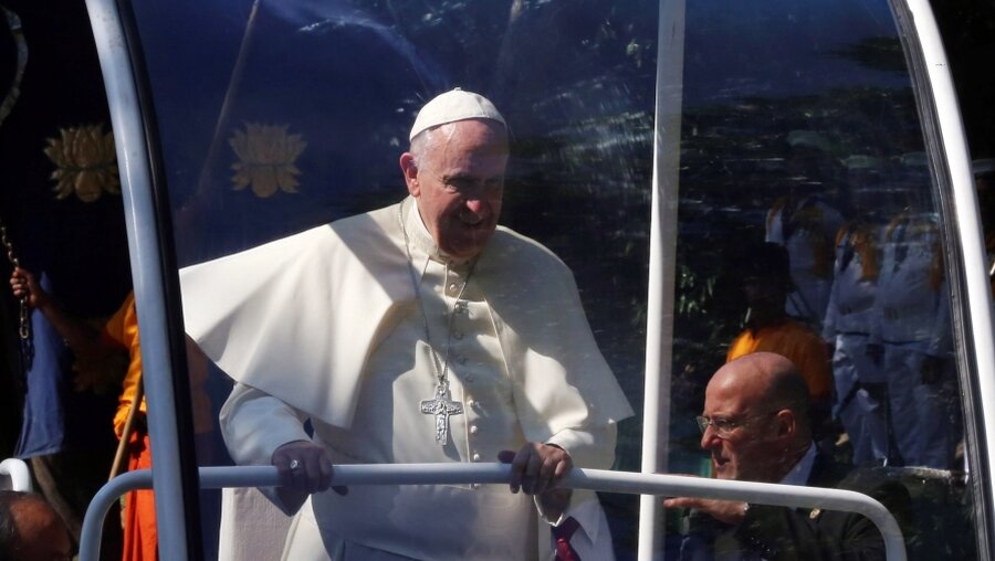 Papst Franziskus in Sri Lanka (dpa)