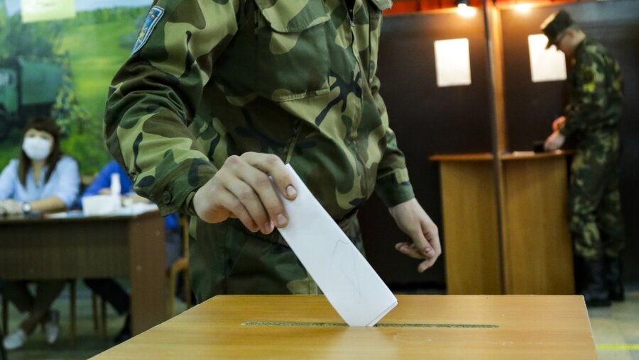 Präsidentenwahl in Belarus / © Sergei Grits (dpa)