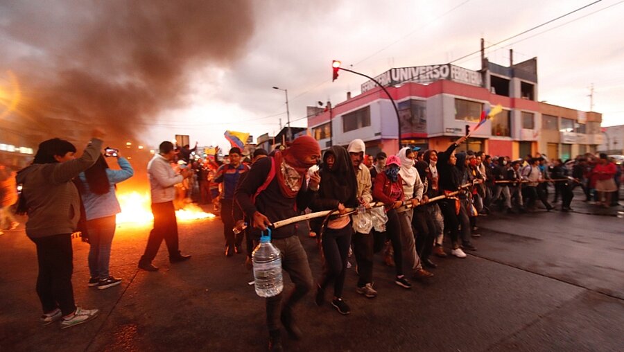 Proteste in Ecuador / © Dolores Ochoa (dpa)