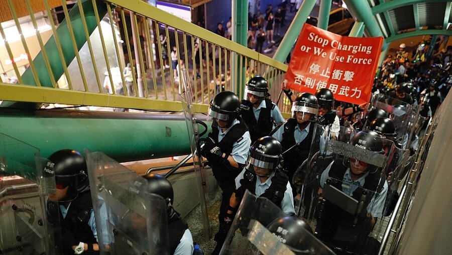 Proteste in Hongkong / © Vincent Yu (dpa)