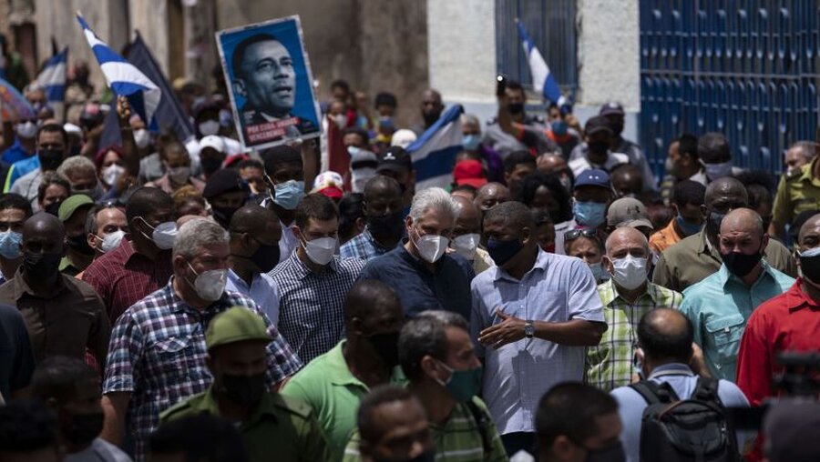Proteste in Kuba / © Ramon Espinosa/AP (dpa)