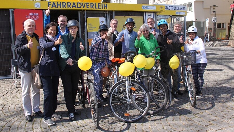 Fahrräder für Flüchtlinge / © Hartmuth Schütt, IN VIA Köln (Erzbistum Köln)