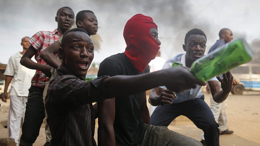 Gewaltsamer Protest in Burundi (Archiv) / © Dai Kurokawa (dpa)