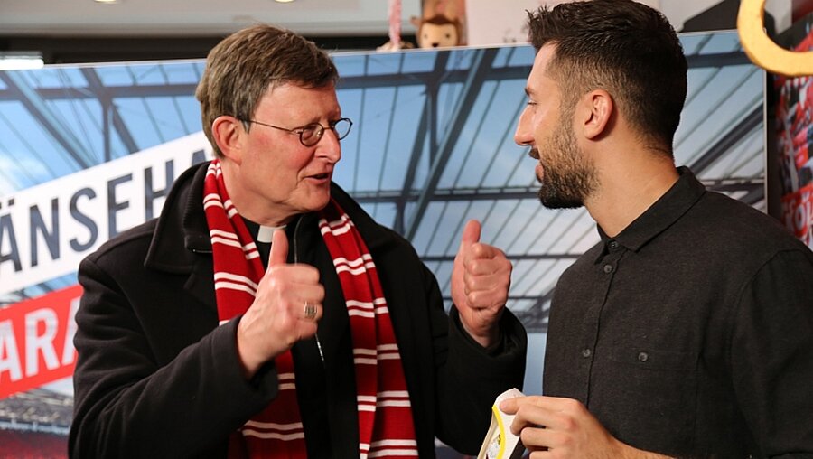 Kardinal Woelki, bekennender FC-Fan, stattet im Dezember dem Verein einen Besuch ab (Erzbistum Köln)