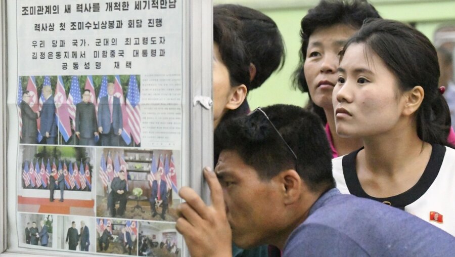 Reaktion in Nordkorea auf das Gipfeltreffen / © Minoru Iwasaki (dpa)